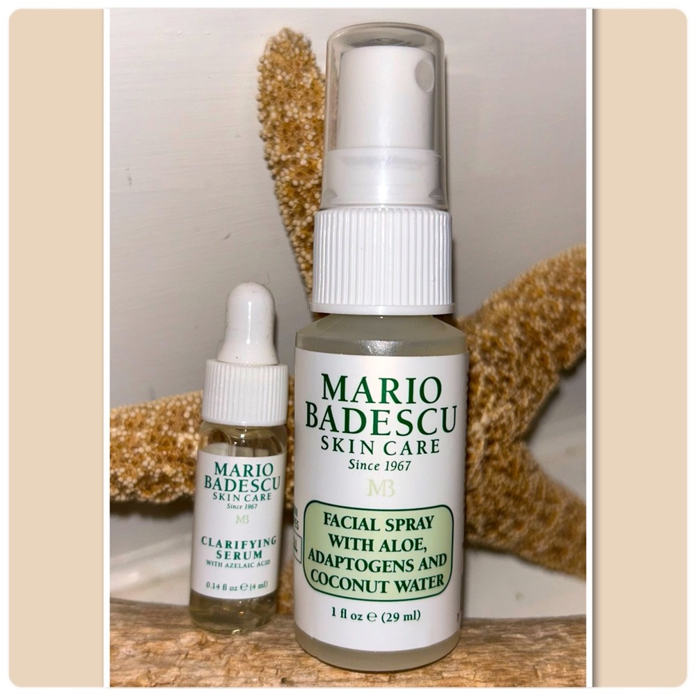 Mario Badescu facial spray & clarifying serum